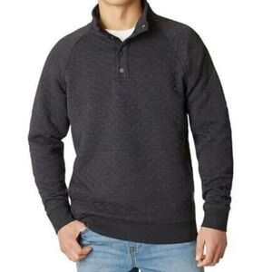 Eddie Bauer Men's Quilted quarter-snap pullover sweater
size XXL